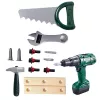 LEAN TOYS Conjunto de Ferramentas DIY em Cartão Berbequim sem Fio 14 peças