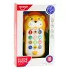 LEAN TOYS Telefone de Aprendizagem Interativo para Bebés com Sons e Melodias, Leão Amarelo
