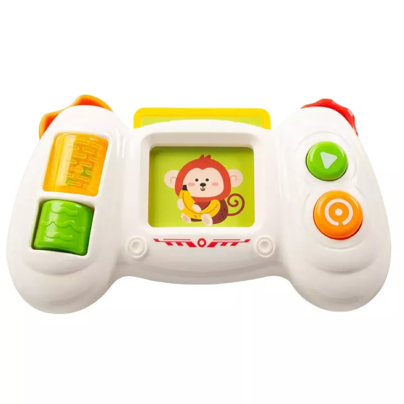 LEAN TOYS Consola de Aprendizagem Interativa com Cartões, Luzes e Sons