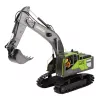 Huina Escavadora de Rastos com Controlo Remoto Verde 1:18
