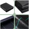 LEAN Agrotextil Preto 160 cm x 50 m UV 90 g Anti-ervas Agrotextil + Ancoragens