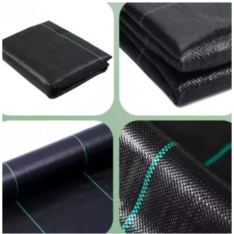 LEAN Agrotextil Preto 1100 cm x 50 m UV 135 g Anti-ervas Agrotextil + Ancoragens
