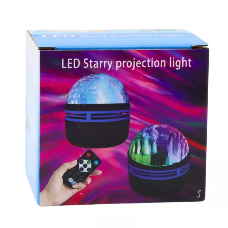 LEAN Projetor de estrelas LED Candeeiro de noite Efeitos de luz Comando