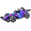 LEAN TOYS Carro de corrida RC telecomandado 1:10 Luzes Sons Vapor de água Azul