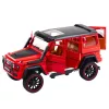 LEAN TOYS Carro todo-o-terreno Metal Retrocesso Portas que abrem Vermelho 1:22