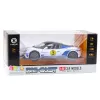LEAN TOYS Carro desportivo de metal Luzes Sons Motor Branco 1:22