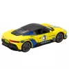 LEAN TOYS Carro desportivo de metal com luz e som, Amarelo, 1:22