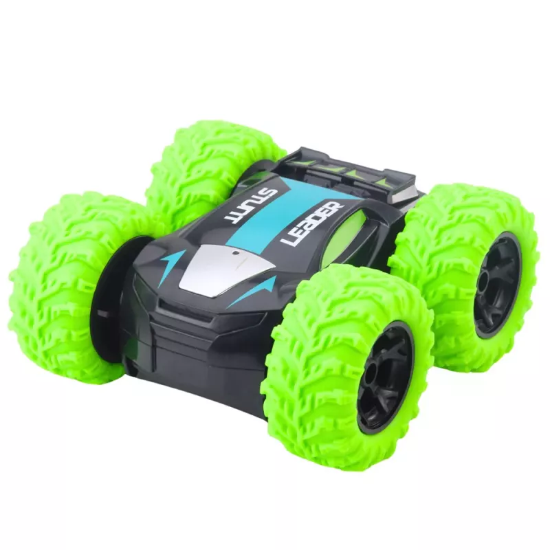 LEAN TOYS Carro acrobático RC telecomandado 360° Rotação Verde
