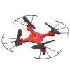 LEAN TOYS Drone UFO Y20 telecomandado com luzes Rotação 360° Vermelho