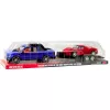 LEAN TOYS Conjunto de carro todo-o-terreno com reboque e carro desportivo