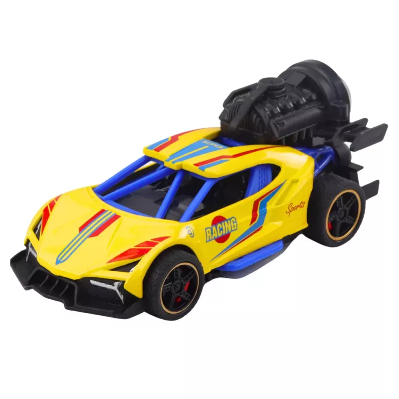 LEAN TOYS Carro desportivo com luz, som e efeito de fumo, 1:36, sortido