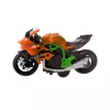 LEAN TOYS Mota para montar com parafusos, metal, 1:14, DIY, laranja e verde