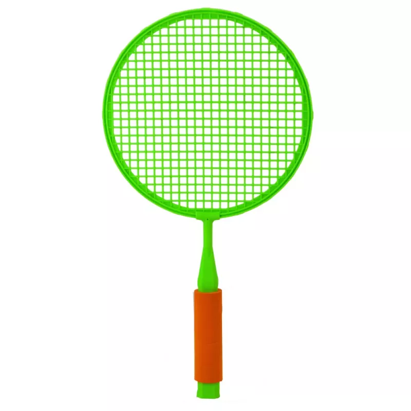 LEAN TOYS Conjunto de raquetes de badminton: 2 raquetes, 2 volantes grandes e 1 bola