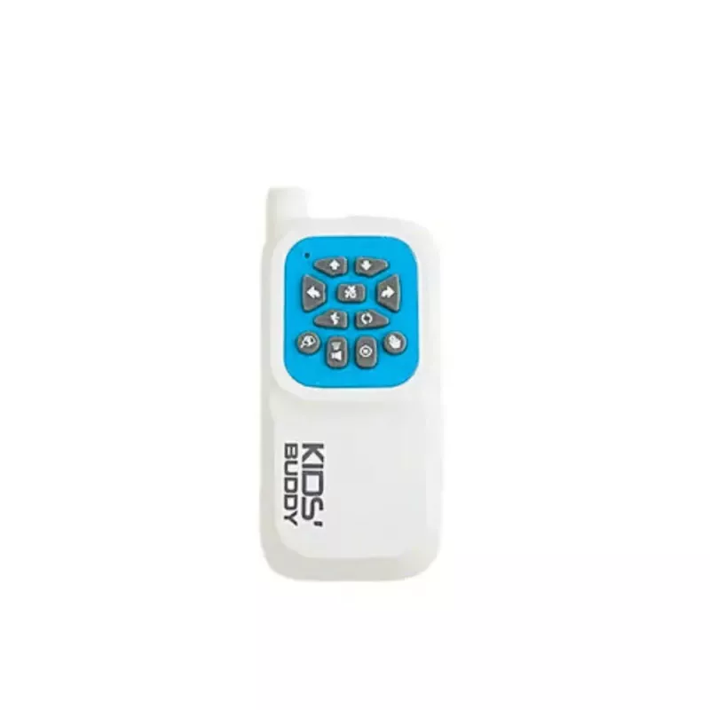 LEAN TOYS Cão robô interativo com controlo remoto, luz e som, branco e azul