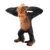 LEAN TOYS Conjunto de mini figuras animais selvagens chimpanzé girafa, 6-9 cm, 4 unid.
