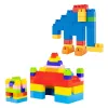LEAN TOYS Conjunto de Blocos de Construção 3D Coloridos 180 unid.