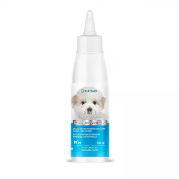 EUROWET Líquido Ocular - Solução de Limpeza Ocular para Cães e Gatos - 100 ml