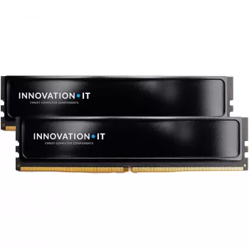 Kit de memória RAM Innovation IT 6000 32GB DDR5 (2x16GB) CL32 1,35V com dissipador (CL32-38-38-96)