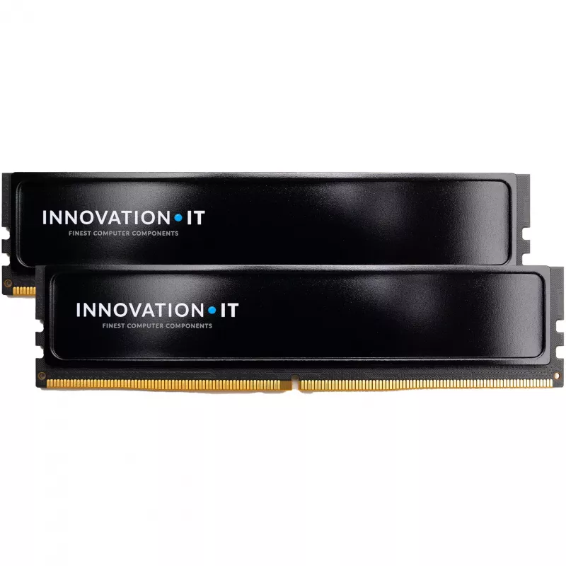 Kit de memória RAM Innovation IT 6000 32GB DDR5 (2x16GB) CL32 1,35V com dissipador (CL32-38-38-96)