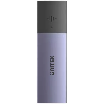 UNITEK SolidForce Caixa Externa Inteligente Anti-Perda M.2 NVMe PCIe SSD USB 3.2 Gen 2 Type-C 10Gbps Sem Ferramentas