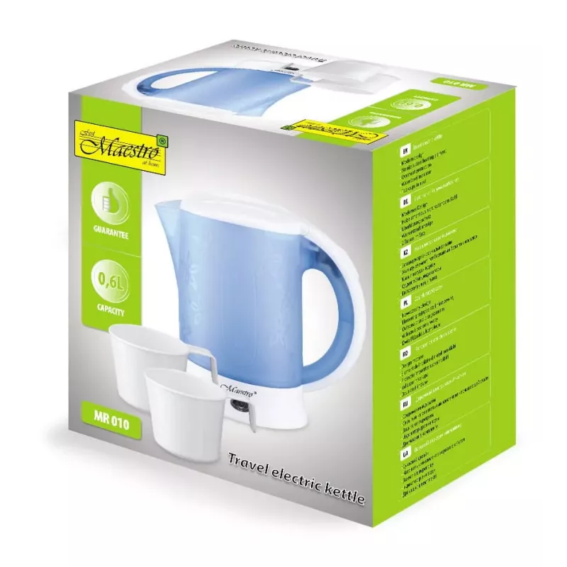 MEO MR-010 Maestro chaleira de viagem com 2 chávenas
