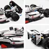 LEAN TOYS Blocos de Construção Carro de Corrida F1 Branco e Vermelho 1235 pcs.