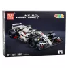 LEAN TOYS Blocos de Construção Carro de Corrida F1 Branco e Vermelho 1235 pcs.