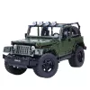 LEAN TOYS Blocos de Construção Carro Todo-o-Terreno Verde Caqui 2078 Peças