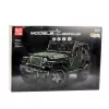 LEAN TOYS Blocos de Construção Carro Todo-o-Terreno Verde Caqui 2078 Peças