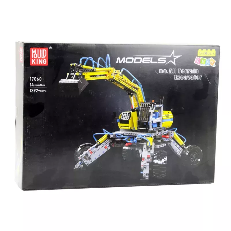 LEAN TOYS Blocos de Construção Escavadora Todo-o-Terreno Móvel 1392 pcs.