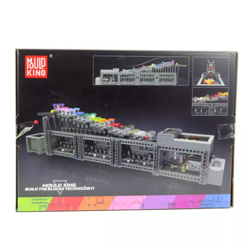 LEAN TOYS Blocos de Construção Pista de Bolas com Motor Elétrico 1038 Peças