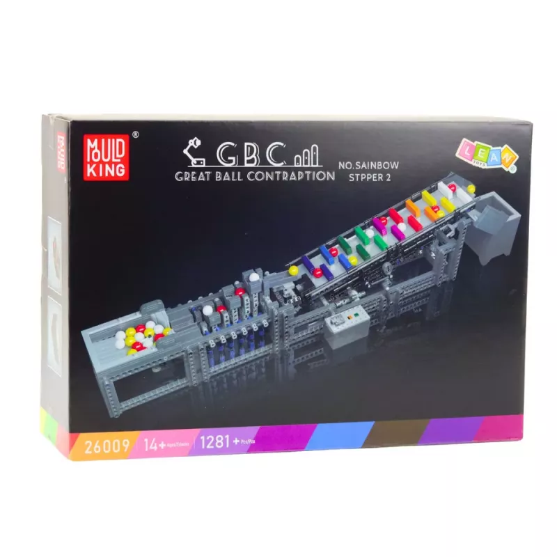 LEAN TOYS Blocos de Construção Pista de Bolas com Motor Elétrico 1281 Peças