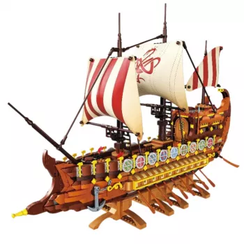 LEAN TOYS Blocos de Construção Navio Romano Antigo 2073 pcs.