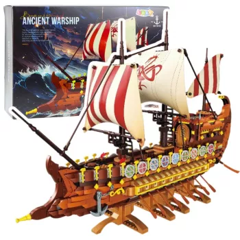 LEAN TOYS Blocos de Construção Navio Romano Antigo 2073 pcs.