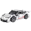 LEAN TOYS Blocos de Construção Carro de Corrida GT Branco 1:14 1268 pcs.