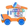 LEAN TOYS Piano Elétrico Brinquedo Didático para Crianças Pequenas Gelataria Laranja