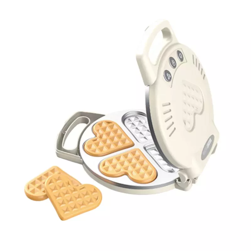 LEAN TOYS Conjunto de Pizza e Waffles com Acessórios de Cozinha para Crianças