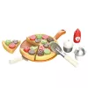 LEAN TOYS Conjunto de Pizza e Waffles com Acessórios de Cozinha para Crianças