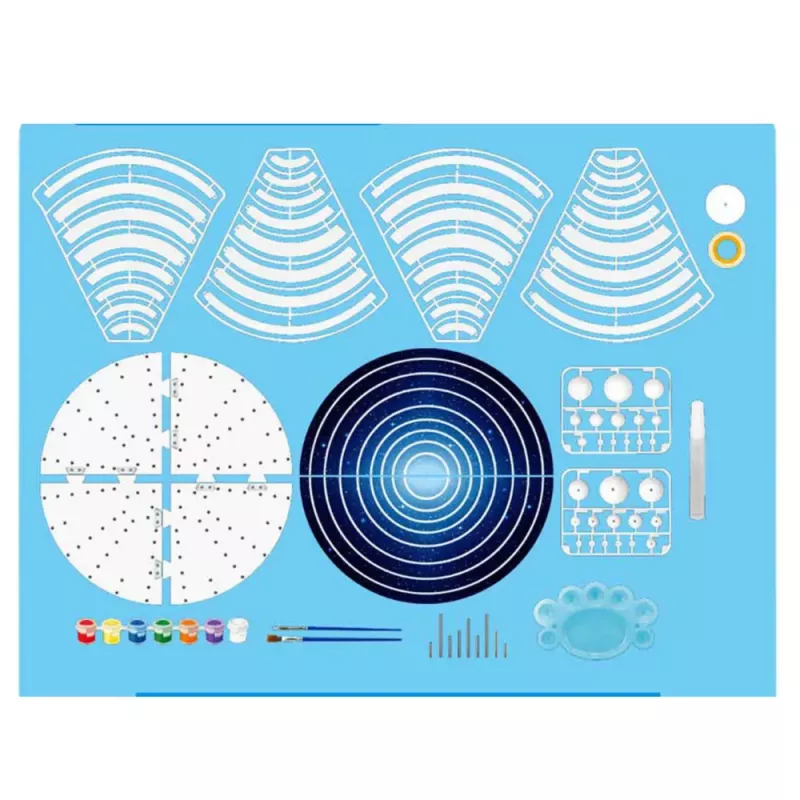 LEAN TOYS Kit Educativo DIY Sistema Solar Planetas em Plástico