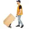 LEAN Carrinho de Transporte de Alumínio Dobrável Leve para Armazém 70 kg