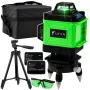 LEAN Nível Laser 4D Plano 16 Linhas Verde com Mala e 2 Baterias