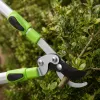 LEAN Tesoura de Jardim Telescópica Tesoura de Ramos com Punhos Antiderrapantes 68-92 cm