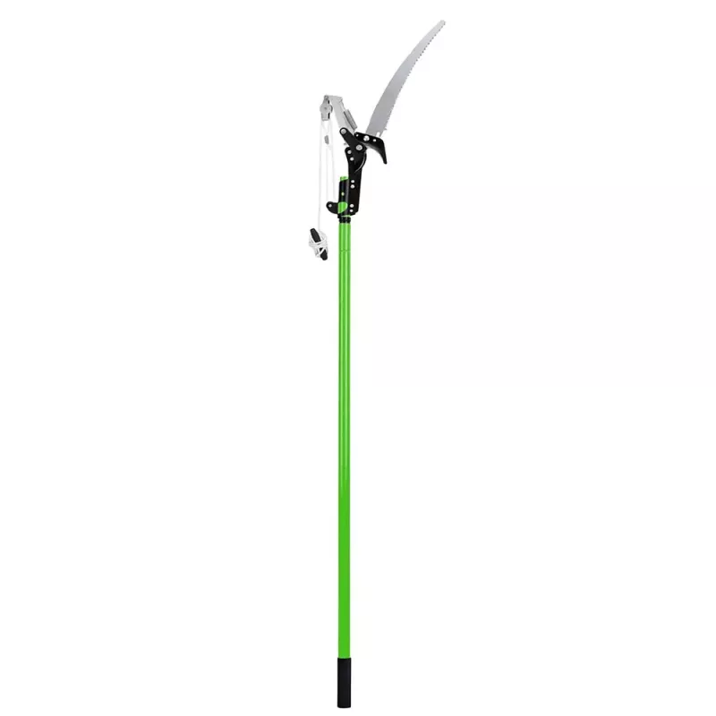 LEAN Tesoura de Ramos Telescópica e Serrote de Ramos 2em1 numa Haste 125-240 cm