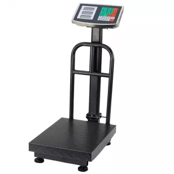 LEAN Balança de plataforma eletrónica LCD para armazém, precisão até 20 g, 200 kg
