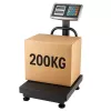 LEAN Balança de plataforma eletrónica LCD para armazém, precisão até 20 g, 200 kg