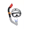 Bestway Conjunto de mergulho máscara, snorkel, barbatanas preto 25020