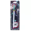 LEAN Caneta esferográfica de metal Katana espada anime tinta preta recarregável turquesa