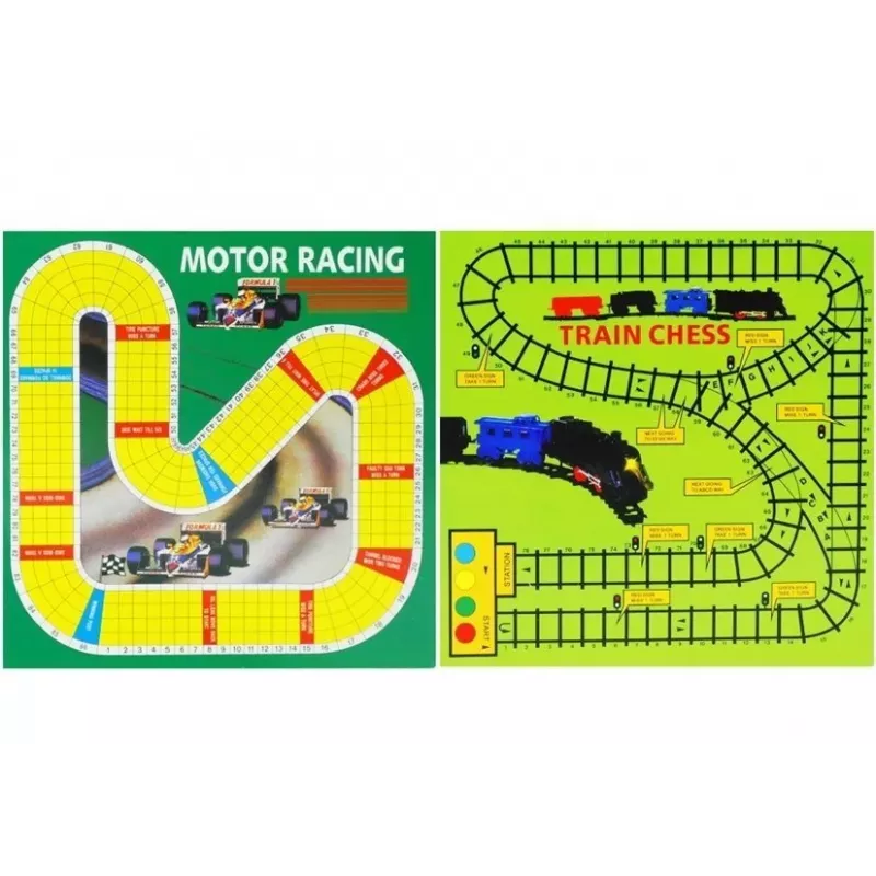 LEAN TOYS Conjunto de jogos de família 18 em 1 xadrez tabuleiro magnético