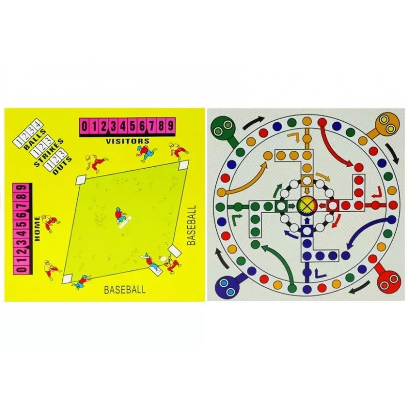 LEAN TOYS Conjunto de jogos de família 18 em 1 xadrez tabuleiro magnético