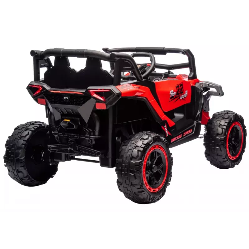 LEAN CARS M1 Veículo a pilhas vermelho 4x4